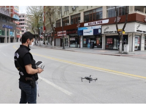 Malatya’da Sokağa Çıkma Kısıtlamasına Havdan Denetim Sürüyor