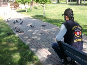 Polis Ve Aski Ekipleri Güvercinleri Unutmadı