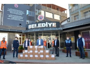 Hayırsever İş Adamından Bafra Belediyesine 30 Bin Adet Maske