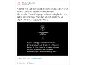 Aile Sağlığı Merkezi Hekimi Korona Virüs Nedeniyle Hayatını Kaybetti
