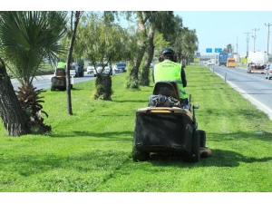 Mersin’de Park Ve Bahçeler Ekipleri Çalışmalarını Sürdürüyor