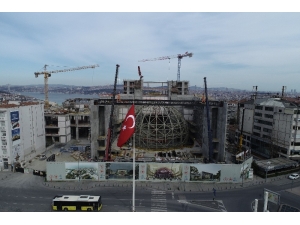 Akm İnşaatında Korona Virüse Rağmen Çalışmalar Sürüyor