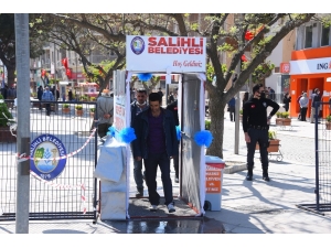 Salihli’de Korona Virüse Karşı Dezenfekte Parkuru