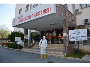 Atatürk Devlet Hastanesi Dezenfekte Edildi