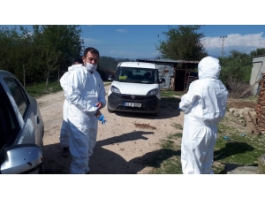 Korona Tedavisi Gören Yaşlı Çiftin Hayvanlarına İlçe Tarım Bakıyor