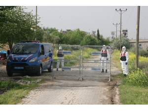 Kilis’te Bir Mezra Karantinaya Alındı