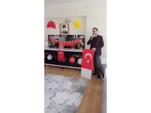 Minik Eymen İçin Evde İzoleli 23 Nisan Kutlaması