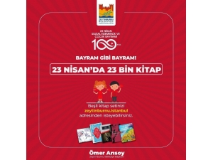 “23 Nisan’da 23 Bin Kitap” Kampanyasına Yoğun İlgi