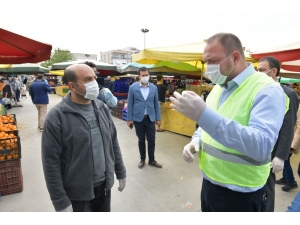 Başkan Gümrükçü’den Yenimahalle Pazar Yerinde Denetim