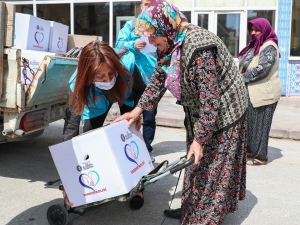 Ramazan Yardımı Kolilerinin Dağıtımına Başlandı