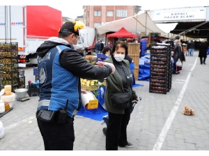 Ramazan Öncesi Semt Pazarında Korona Virüs Tedbirleri