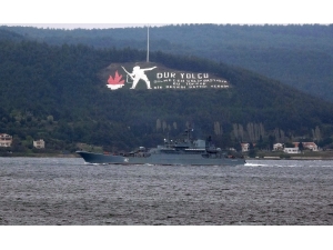 Rus Savaş Gemisi Çanakkale Boğazı’ndan Geçti