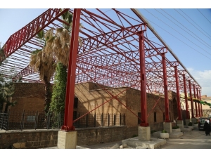 Tarihi Kırmızı Medresede Restorasyon Çalışması