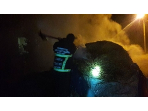 Saman Yangını Korkuttu