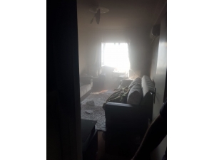 Tarsus’ta Çıkan Yangında Ev Kullanılamaz Hale Geldi