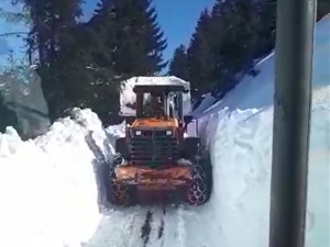 Rize’de Yayla Yollarında Karla Mücadele Başladı