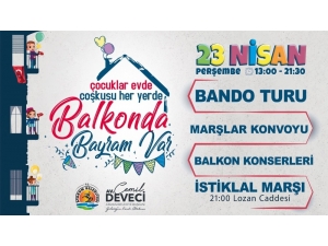 Atakumlular 23 Nisan’ı Balkonlarda Kutlayacak