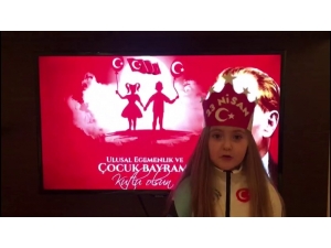 Minik Sporculardan 23 Nisan Mesajı