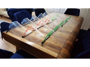 Uedaş Ar-ge Ekibi Siperlik Maske Üretimine Başladı