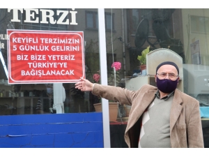 64 Yaşındaki Terzi, 5 Günlük Gelirini Bağışlayacak