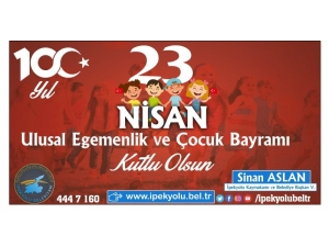 Kaymakam Aslan’dan ’23 Nisan’ Mesajı