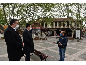 Dündar’dan Çarşı Esnafına Moral Ziyareti