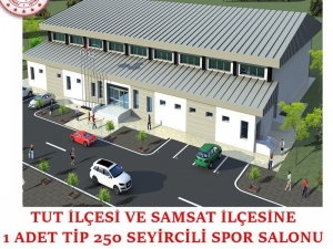 Tut Ve Samsat’a Kapalı Spor Salonu