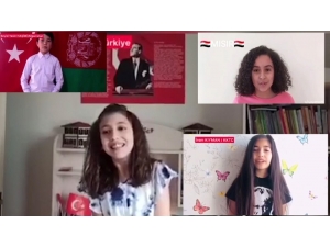 4 Ülkeden 5 Çocuk, 23 Nisan’ı Şiir Okuyarak Kutladı