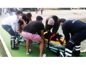 Motosiklet Sürücüsü 80 Metreden Denize Uçtu