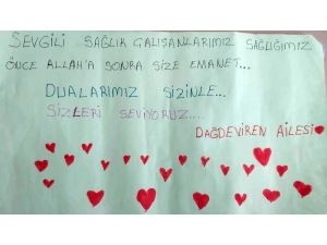 Çocukların Sağlık Çalışanlarına Yaptığı Sürpriz Duygulandırdı