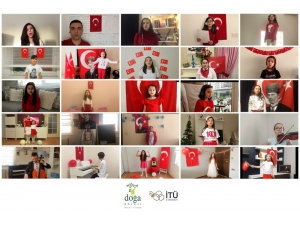 Öğrenciler 23 Nisan’ın 100. Yıl Coşkusunu Onlıne Yaşadı