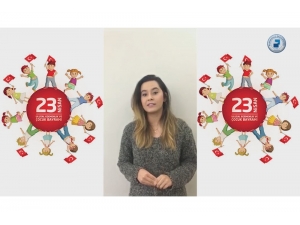 Okul Öncesi Eğitimi Öğrencileri 23 Nisan’da Miniklere Seslendi