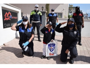 6 Yaşına Giren Adem Efe’nin Polis Olma Hayali Ayağına Geldi