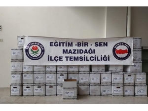 Mazıdağı’nda 40 Aileye Ramazan Kolisi Dağıtıldı