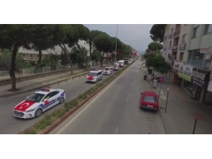 Ödemiş’te Muhteşem Polis Konvoyu