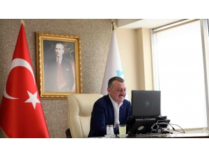 Başkan Büyükaydın, 23 Nisan Çocuklarını Video Konferans İle Kutladı