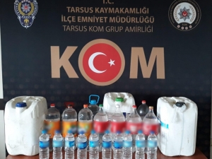 Tarsus’ta 88 Litre Sahte İçki Ele Geçirildi