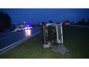 Manavgat’ta Kaza Yapan Sürücüye Sokağa Çıkma Yasağını İhlalden 3 Bin 150 Tl Ceza