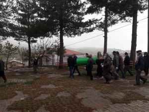 Karaman’da Yangında Ölen Yaşlı Kadın Defnedildi