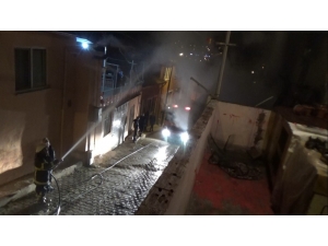 Amasya’da Kokutan Odunluk Yangını