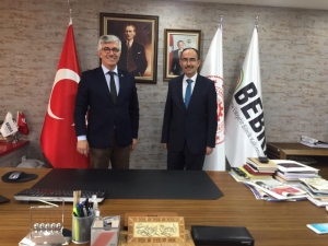 Rektör Beydemir’den Bebka Genel Sekreteri Gerim’e Ziyaret