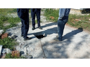 Foseptik Çukuruna Düşen Eşeği Kurtarmak İçin Seferber Oldular