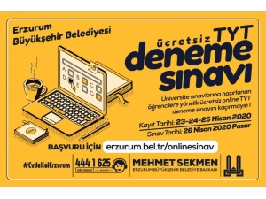 Büyükşehir’den Deneme Sınavı