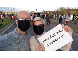 Polonya’da Göstericiler Almanya Sınır Geçişlerinin Açılmasını Talep Etti