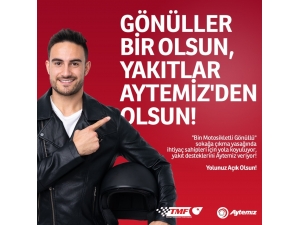 Bin Motosikletli Gönüllünün Yakıtı Aytemiz’den