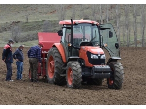 Bayburt’ta Kuru Soğan Demonstrasyon Ekimi Yapıldı