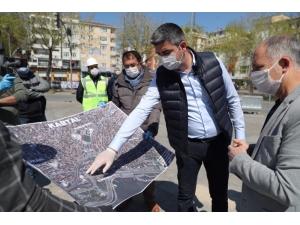 4 Günlük Korona Kısıtlamasında Kartal’da Alt Yapı Çalışması Hız Kazandı