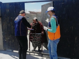 Jandarma Afad El Ele Yaşlıların Hizmetinde