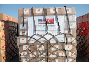 Abd’ye Yardım Götüren Uçak Havalandı