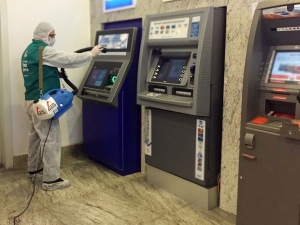 Temizlik Hizmetlerinde Hastane Yakınlarındaki Atm’lere Öncelik Verildi